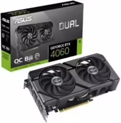 Asus Tarjeta grafica GeForce RTX4060 OC 8GB GDDR6 CUDA 3072 Resol | 90YV0JC7-M0NA00 | 357,99 euros