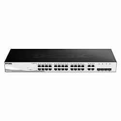 D-link switch 28 puertos rj45 10/100/1000mbps semigestionable 4 p | DGS-1210-28/E | 151,00 euros