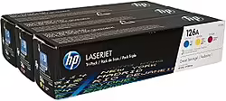 Hp Toner 126A Pack Ahorro 3 colores (Amarillo, Cian y Magenta) | CF341A | 213,00 euros