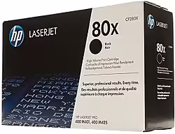 Hp Toner 80X Negro 6.900 paginas segun ISO/IEC 19752 | CF280X | 225,00 euros