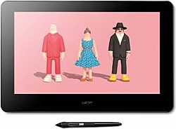 Wacom Tablet grafica Cintiq Pro 16 pantalla 4K Touch Area activa  | DTH167K0B | 1.627,00 euros