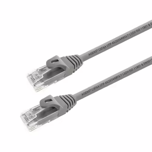 LATIGUILLO DE RED AISENS RJ45 LSZH UTP CAT6A AWG24 15M GRIS A145-0331 | 8436574703849 imagen 1