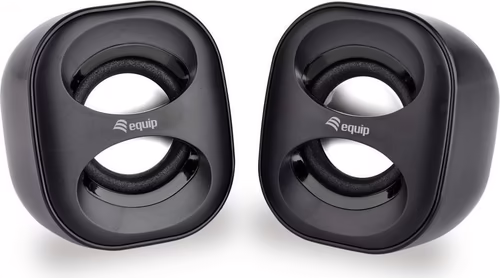 EQUIP 2.0 LIFE MINI ALTAVOZ JACK 3.5 6W RMS ALIMENTACION USB NEGRO 245330 | 4015867221440 imagen 1