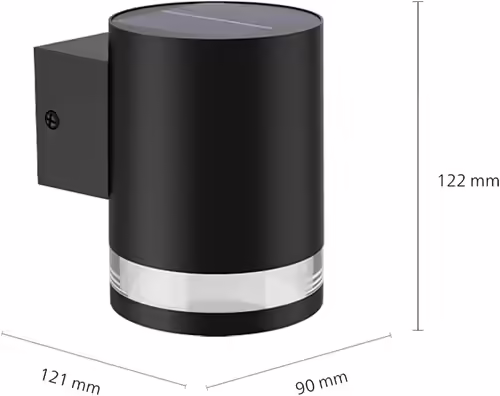 Aplique Pared Philips Fyce Solar 1.5W (929003364701) imagen 1