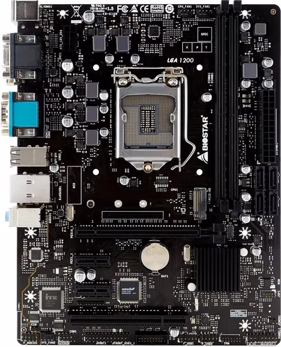 Biostar H410MHG:(1200) 2DDR4 4SATA3 HDMI VGA DVI-D mATX | 4712960682443 imagen 1