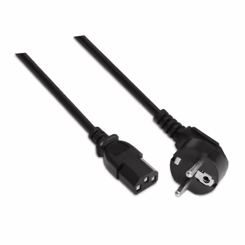 AISENS A132-0168 cable de transmisión Negro 3 m CEE7/7 C13 acoplador | 8436574701678 imagen 1