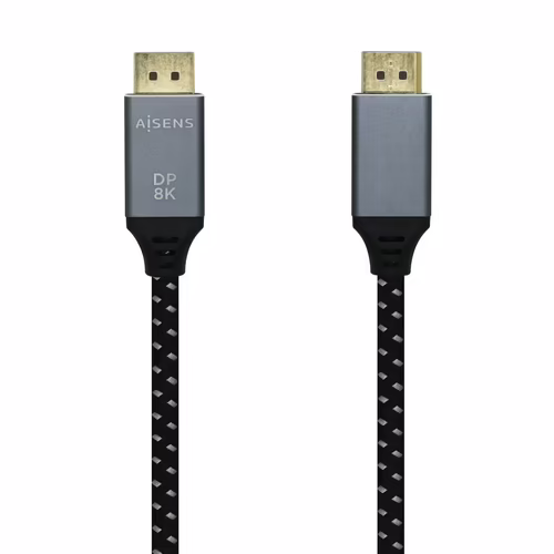 Cable AISENS DP/M a DP/M 1.5m Gris/Negro (A149-0436) | 8436574704723 imagen 1