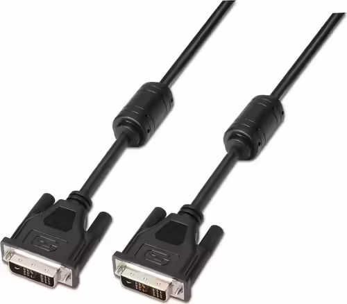 Cable AISENS DVI-D/M a DVI-D/M 5m Negro (A117-0088) | 8436574700879 imagen 1