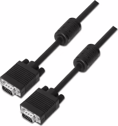 CABLE VGA M A VGA M AISENS CON FERRITA 1MT NEGRO A113-0071 | 8436574700701 imagen 1