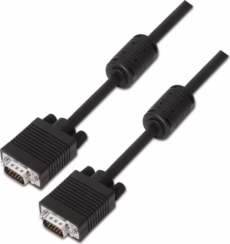 CABLE VGA M A VGA M AISENS CON FERRITA 15M NEGRO A113-0075 | 8436574700749 imagen 1