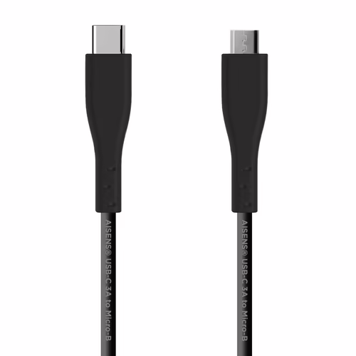 Cable AISENS USB-C/M a mUSB-B/M 1m Negro (A107-0349) | 8436574703498 imagen 1