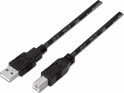 Cable AISENS USB-A/M a USB-B/M 3m Negro (A101-0007) | 8436574700060 imagen 1