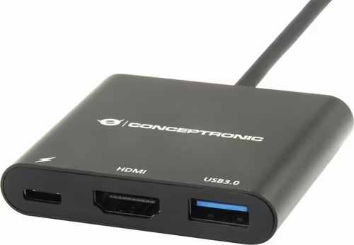 Adaptador CONCEPTRONIC USB-C a HDMI/USB-A/C (DONN01B) | 4015867209462 imagen 1
