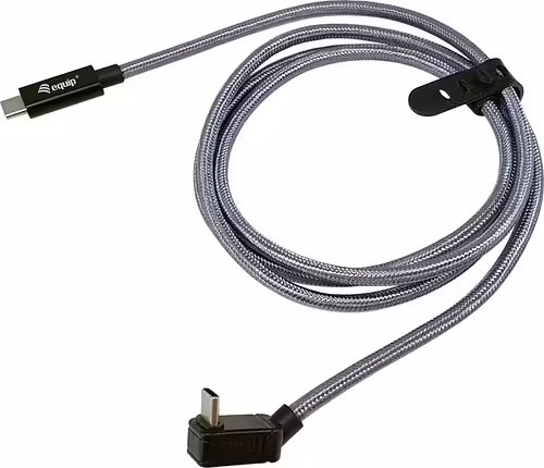 Cable EQUIP USB-C/M a USB-C/M 2m Negro (EQ128422) | 4015867237694 imagen 1