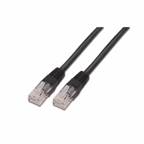 Cable AISENS RJ45 Cat5e UTP AWG24 0.5m Negro(A133-0202) | 8436574702019 imagen 1