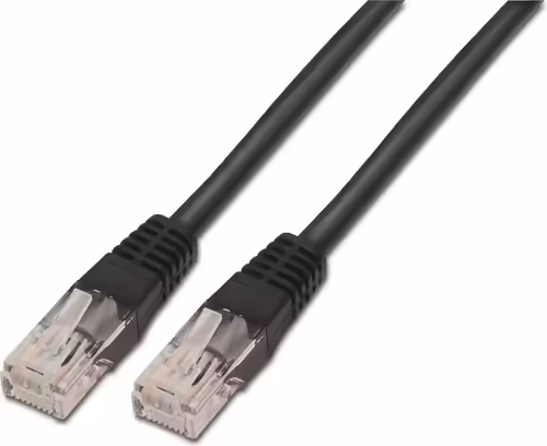 Cable AISENS RJ45 Cat.6 UTP AWG24 2m Negro (A135-0259) | 8436574702583 imagen 1