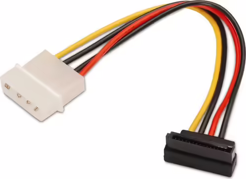 AISENS A131-0160 CABLE DE ALIMENTACION MOLEX 4PIN MACHO A SATA HEMBRA 16CM | 8436574701593 imagen 1