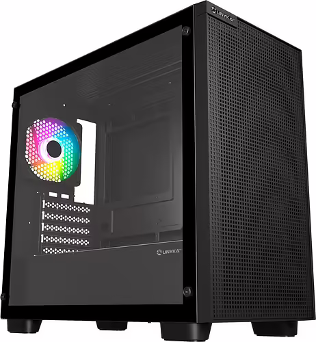 Caja UNYKA Revelat Mesh Edge ARGB mATX ITX (UK121806) | 8436617921322 imagen 1