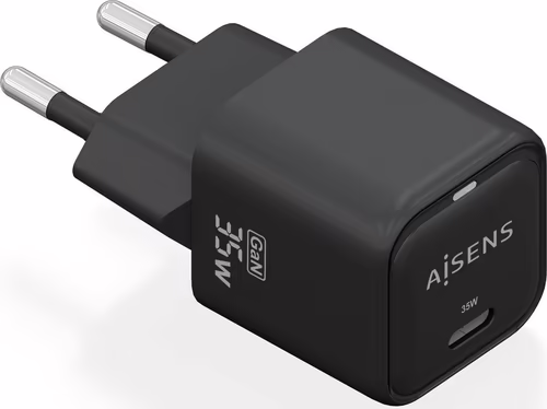 Cargador Pared AISENS 1xUSB-C 35W (ASCH-35W1P023-BK) | 8435739900871 imagen 1