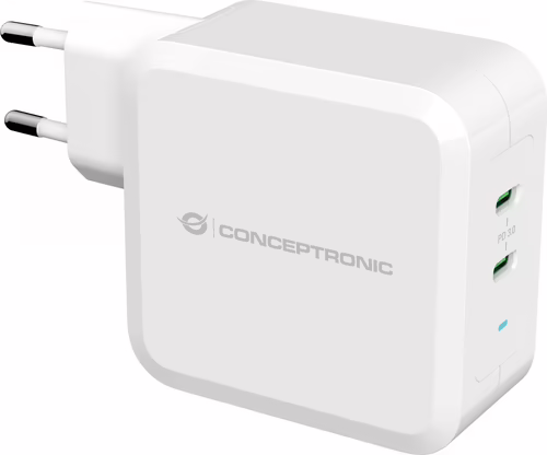 Cargador Pared CONCEPTRONIC 100W 2USB Blanco(ALTHEA08W) | 2CONALTHEA08W | 4015867226346 imagen 1