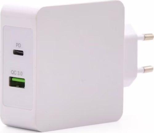 Cargador Pared TooQ USB-A/C 48W Blanco (TQWC-2SC03WT) | 8433281008366 imagen 1