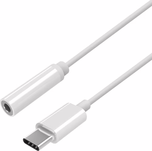 Cable AISENS USB-C/M a 3.5mm/H 15cm Blanco (A109-0384) | 8436574704037 imagen 1