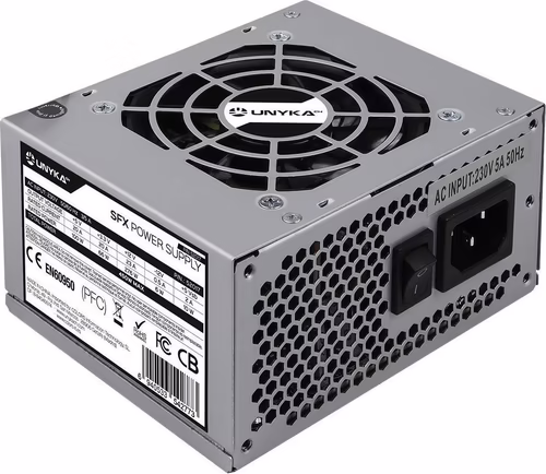 Fuente UNYKA SFX 450W 78% 80mm Plata (52017) | 6940533542773 imagen 1