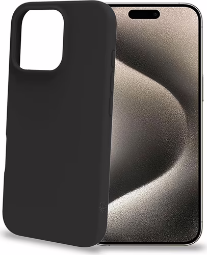 Funda CELLY Cromo iPhone 16 Pro Negro (CROMO1079BK) | 8021735210641 imagen 1