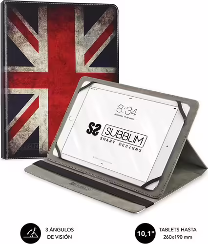 Funda SUBBLIM Trendy England 10.1``-11`` (SUB-CUT-4TC006) | 8436586740986 imagen 1