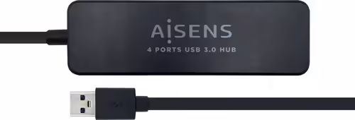 Hub AISENS USB-A 3.0 a 4xUSB-A 3.0 Negro (A106-0399) | 8436574704112 imagen 1