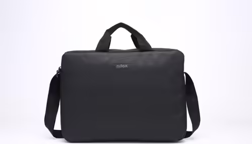 Maletín NILOX Basic 15.6`` Poliéster Negro (NXB001) | 8435099531272 imagen 1