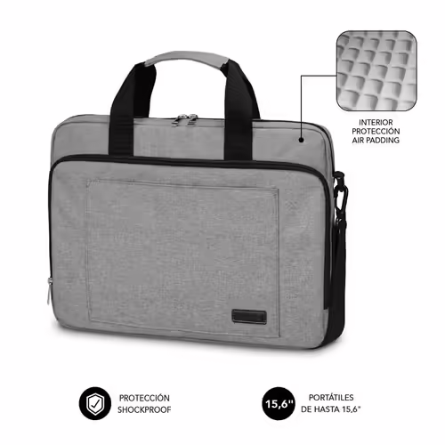 Maletin SUBBLIM MaletÍ­n Ordenador Air Padding Laptop bag 15,6P Gris | SUB-LB-4APLB10 | 8436586741624 imagen 1