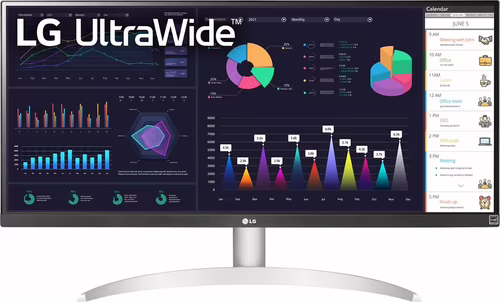 Monitor LG 29`` LED IPS UltraWide FHD Blanco (29WQ600-W) | 29WQ600-W.AEU | 8806091618498 imagen 1