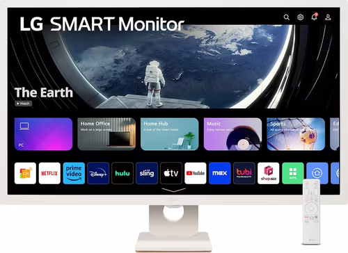 Lg Monitor 31.5` con Smart TV MyView 32SR50F-W 1920X1080 a 60Hz Full HD 5ms 250c imagen 1