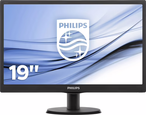 Monitor Philips 19`` W-LED TFT HD VGA Negro (193V5LSB2) | 5054484253617 imagen 1