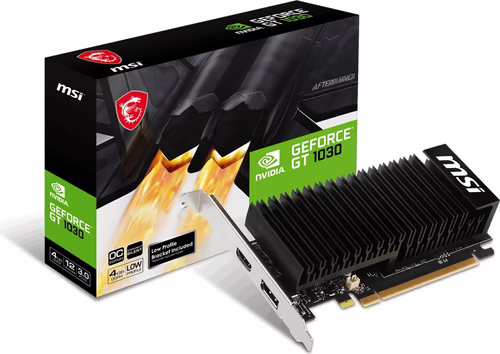 MSI GeForce GT 1030 4GHD4 LP OC NVIDIA 4 GB GDDR4 | 912-V812-037 | 4711377211475 imagen 1