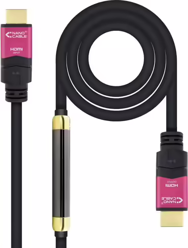 cable nanocable hdmi macho a macho alta velocidad v2.0 repetidor para amplificar | 10.15.3725 | 8433281009776 imagen 1