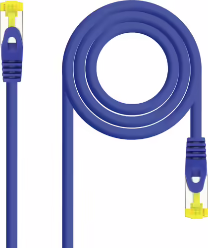 Latiguillo Nanocable Cat6a 30cm Azul(10.20.1900-L30-BL) | 8433281011250 imagen 1