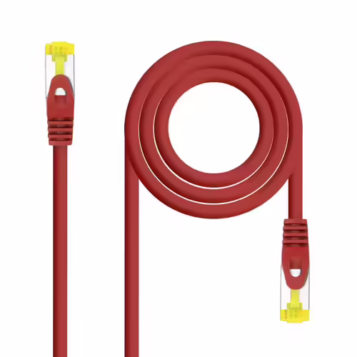 Nanocable Cable de red latiguillo RJ45 LSZH Cat.6A SFTP AWG26, Rojo, 3.0 m | 10.20.1903-R | 8433281009226 imagen 1