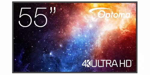 Pantalla Optoma 55? N3551K 4K UHD Negra (H1F2C0MBW101) imagen 1