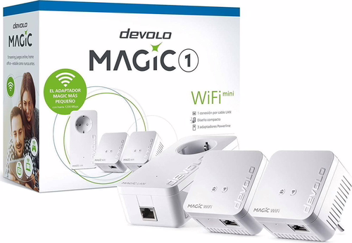 PLC DEVOLO MAGIC 1 WIFI MINI MULTIROOM KIT 1200 MBPS BLANCOS 8576 | 4250059685765 imagen 1