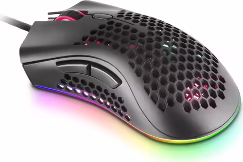 Mars gaming MMEX raton gaming rgb usb tipo-a optico 32000dpi ultraligero negro | 4710562759235 imagen 1