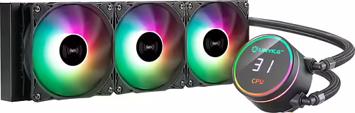 Ref. Líq. UNYKA AquaStorm 3x120mm ARGB Negra (UK353101) | 6974560220939 imagen 1