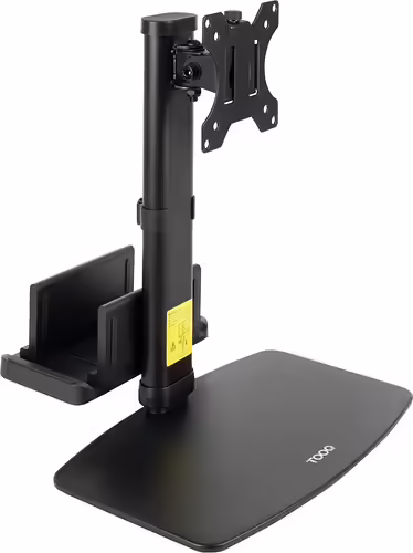 Soporte Mesa TooQ 17-27``+ Soporte Mini CPU (DB1128TN-B) | 8433281016873 imagen 1