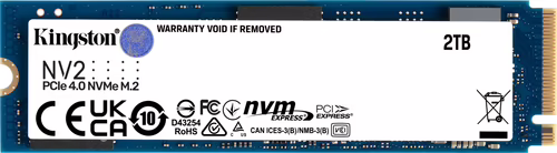 Kingston Disco interno SSD Pcie 4.0 NVMe M.2 2280 NV2 2TB velocidad de lectura h | SNV2S/2000G imagen 1
