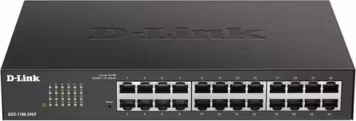 D-Link DGS-1100-24V2 Gestionado L2 Gigabit Ethernet (10/100/1000) 1U Negro, Gris | DGS-1100-24V2/E | 0790069467844 imagen 1