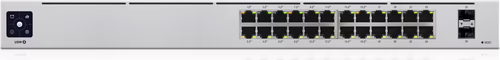 Switch Ubiquiti 24xRJ45 GbE 2xSFP PoE+ 1U (USW-24-POE) | 0817882028554 imagen 1