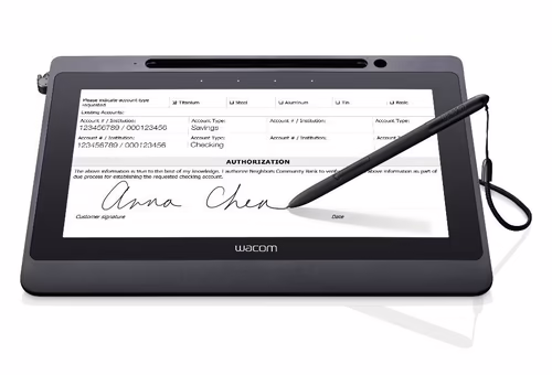 Tableta digital WACOM Documentos/firmas (DTU1141) | 0753218989628 imagen 1
