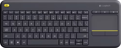 Teclado LOGITECH K400 Plus Wireless Negro (920-007137) | 5099206059351 imagen 1