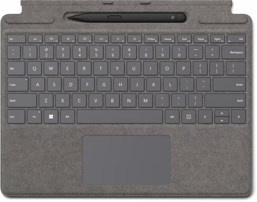 Microsoft funda con Teclado Surface TYPE COVER+ Lapiz Surface Pro8 PLATA para Su | 8X8-00072 imagen 1